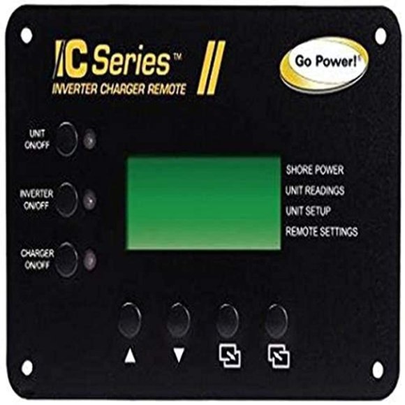 Control Remoto para Inversor Cargador Go Power con Pantalla Digital
