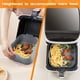 thumbnail image 4 of 1pc Square Silicone Air Fryer Liners, Silicone Air Fryer Basket, Air Fryer Silicone Pot, Reusable Air Fryer Silicone Baking Pan, Non-sticky High Temperature Resistant Baking Pad, 4 of 5
