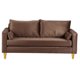 thumbnail image 1 of Sofa Sky 3 Cuerpos Felpa 01 Chocolate, 1 of 5