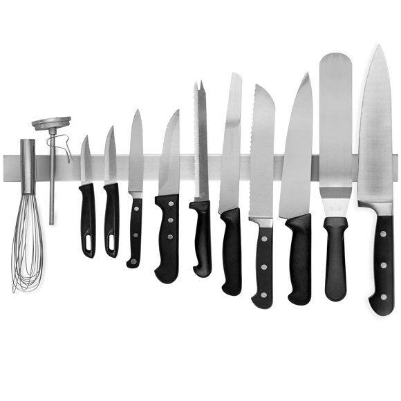 Barra magnética para cuchillos Modern Innovations, acero inoxidable, 60 cm