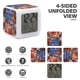 thumbnail image 3 of Ratatouille theme 7 colors Alarm Clock Digital LED Alarm Clock Gifts for kids friends family, 3 of 6