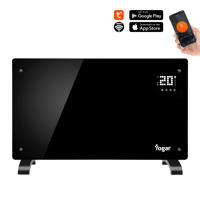 Convector Calefactor Panel Espejo De Vidrio Templado 2000W Yogar