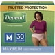 thumbnail image 1 of Ropa interior para incontinencia Depend Fit-Flex para mujer, tamaño mediano, 30 unidades, 1 of 8