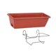 thumbnail image 5 of Maceta Colgante Para Balcón, Decoración Exterior De Patio, Para Barandilla/valla, Color Rojo, 5 of 5