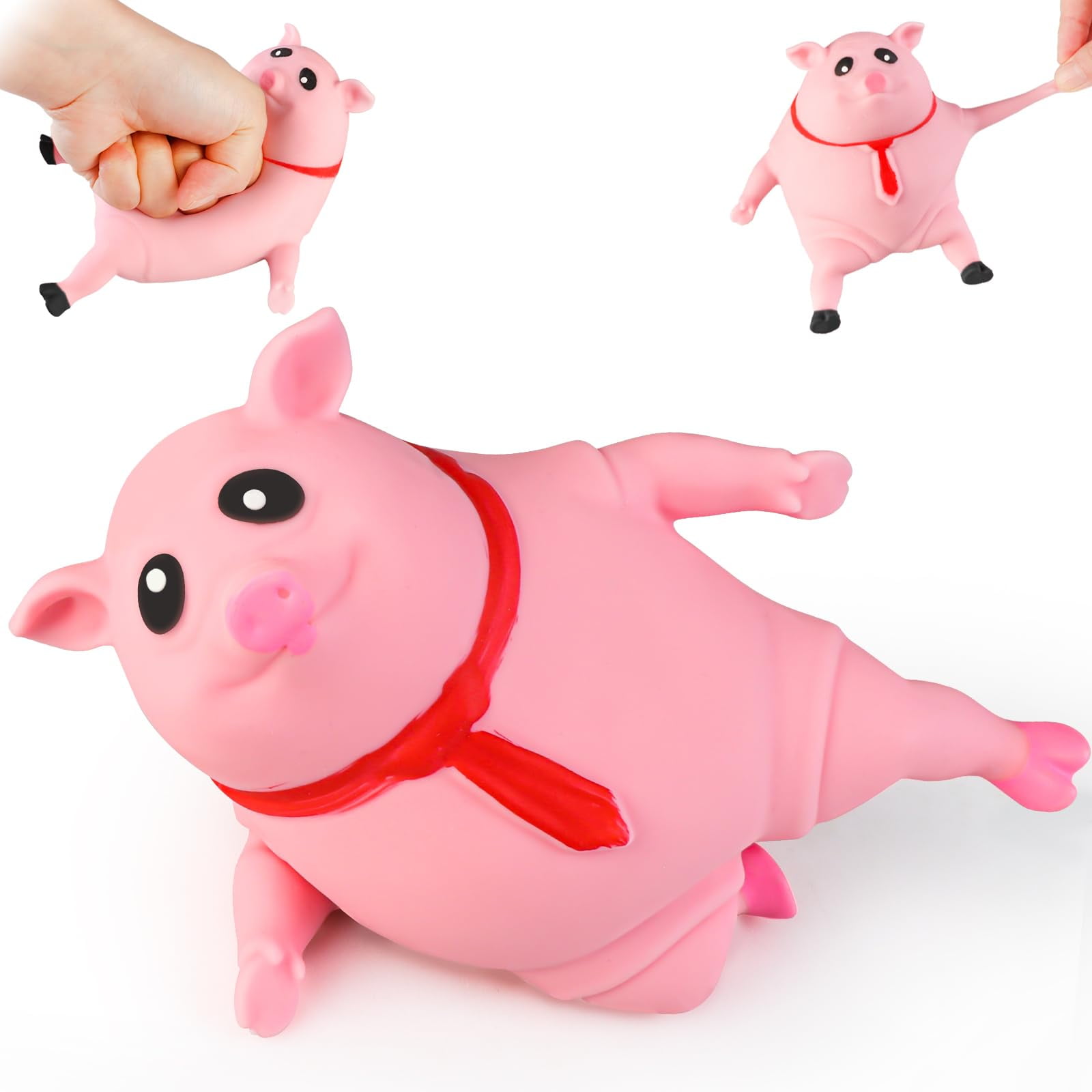 Genérico - Juguete Antiestrés Squishy Pig, Muy Elástico, Para Todas Las Edades