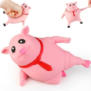 Genérico - Juguete Antiestrés Squishy Pig, Muy Elástico, Para Todas Las Edades
