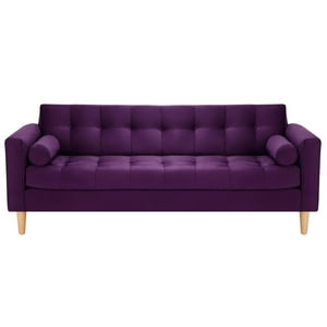Bodevir - Sofa Retro 3Cg Felpa 05 Morado