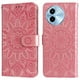 thumbnail image 3 of Funda tipo cartera FOXDOCK para Vivo Y38 5G , diseño girasol en relieve, cuero PU, cierre magnético, soporte y tarjetero, 3 of 5