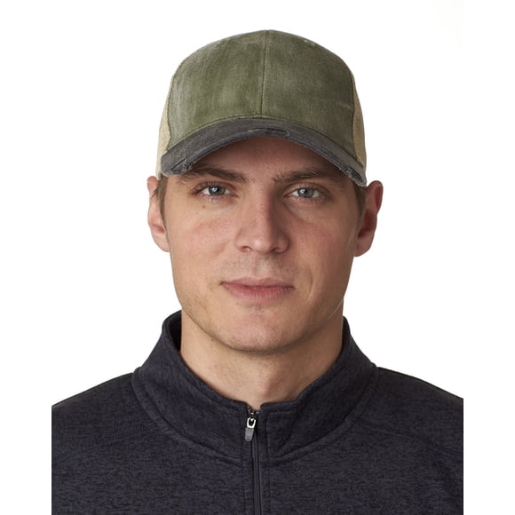 Gorra Adams Distrised Ollie OS HRDWDS Camo/Tan para adulto