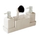 thumbnail image 2 of 4x Dispensador De Jabón De Cocina Con Soporte De Esponja Antideslizante Para Baño Hogar Fregadero Beige, 2 of 5