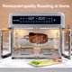 thumbnail image 5 of Horno tostador freidora de aire HotKing de doble zona 28 L de acero inoxidable, 5 of 8