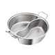 thumbnail image 1 of SHABU SHABU Pot De Acero Inoxidable Mandarin Duck Pot Para Acampar En El Hogar, 1 of 5