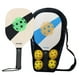 thumbnail image 1 of Raquetas De Pickleball Raquetas De Pickleball Portátiles Con Agarre Cómodo Y Bolsa De Almacenamiento Verde Y Azul, 1 of 5