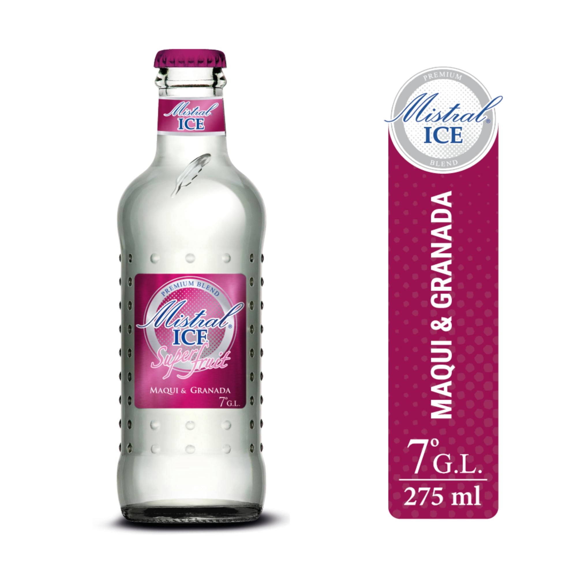 Cóctel Botella Ice Súper Fruit Maqui Y Granada 275 ml Mistral Ice