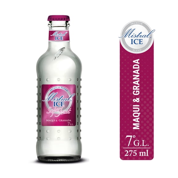 Cóctel Botella Ice Súper Fruit Maqui y Granada, 275 ml