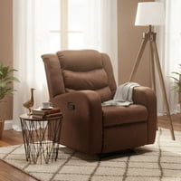 Daniels - Berger Reclinable Marrón Con Masaje + Control Remoto