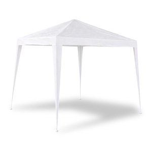Novahus - Toldo De Terraza 3X3 M Plegable Pe Blanco