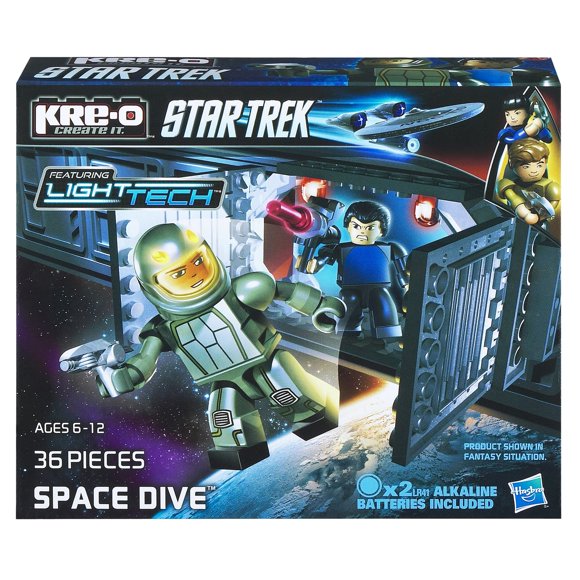 Set de construcción KRE-O Star Trek Space Dive con 36 piezas