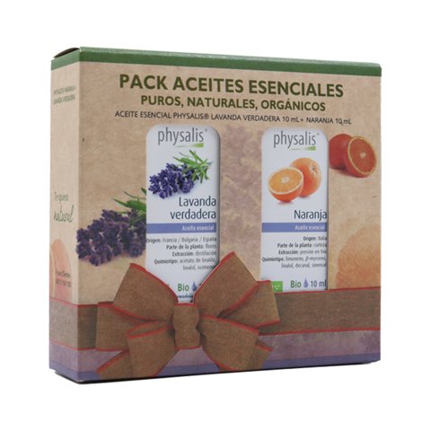 Pack Aceite Physalis Lavanda 10 Ml + Naranja 10 Ml