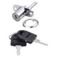 thumbnail image 4 of Cerradura de émbolo de empuje Cerradura de émbolo de aleación de zinc Cerradura de gabinete de cabezal de cilindro portátil Cerradura de cajón Cerradu 16mm Plata, 4 of 5
