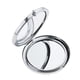 thumbnail image 2 of Bolsillo plegable premium de viaje 1pc espejo de maquillaje compacto plata de dos lados, 2 of 5
