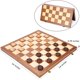 thumbnail image 3 of Set de juego VAMSLOVE Checkers plegable de madera de 14 pulgadas con almacenamiento, 3 of 7