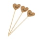 thumbnail image 4 of 50X Vintage Kraft Papel Heart Cupcake Topper Picks Picks Decoración De La Boda Amor, 4 of 5