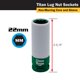 thumbnail image 2 of Unidad de disco Socket Titan 21094 de 1/2 pulgada x 22 mm que no deja marcas, 2 of 5