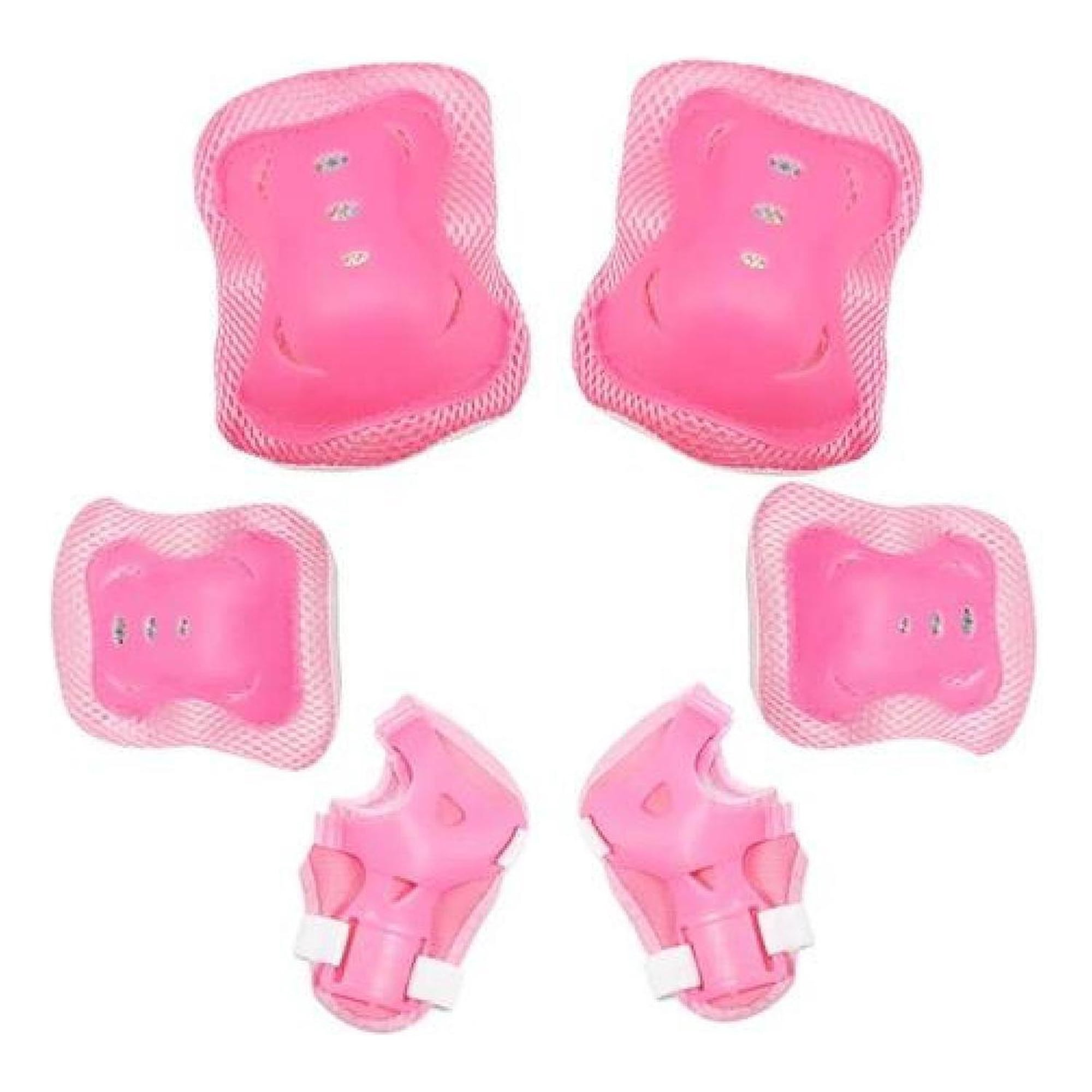 Genérica - Set Protecciones Niños 3 - 8 Años Rodillera Codera Muñquera Multicolor