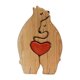 thumbnail image 3 of Familia De Osos Rompecabezas De Arte De Madera Escultura De Madera Para Regalo Para Navidad Familiar 2 Osos, 3 of 5
