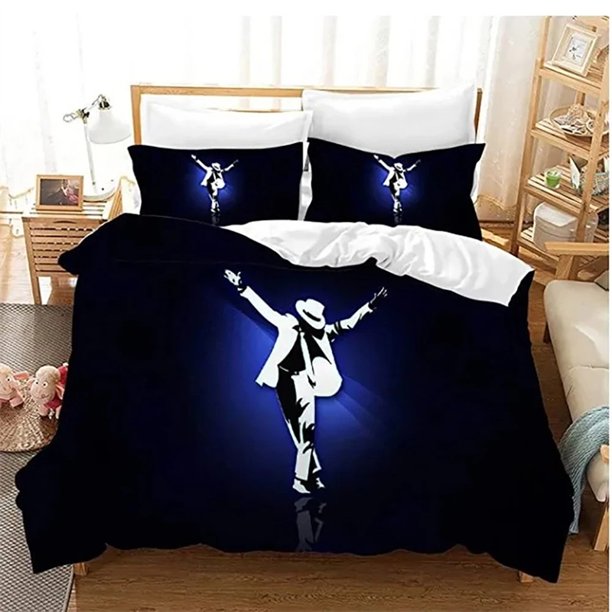 Michael Jackson Bedding Set for Kids and Adults Duvet Cover Pillowcase Linen Set Boys Girls