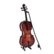 thumbnail image 2 of Instrumento De Música En Miniatura Decorativo Para Casa De Mu?ecas, Violonchelo, Juguete De Mu?ecas A Escala 1/6, 2 of 5