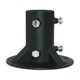 thumbnail image 2 of Brida base para poste de valla con eslabones de cadena con soporte de montaje, 2 of 7