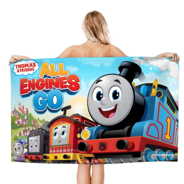 Thomas Toalla de playa de secado rápido con diseño temático, regalo para mujeres y niñas, ideal para cumpleaños, fans, amantes de la música, uso en la playa o al aire libre, 78 × 180 cm