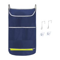 Bothyi - Cesta De Lavandería Portátil Organizador De Cubos Para Colgar Para Baño Azul