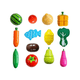 thumbnail image 3 of Set Corta Frutas Y Verduras Madera Con Iman Juego 17 Piezas Café, 3 of 3