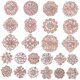 thumbnail image 1 of 24x Broches De Diamantes De Imitación Joyas Suministros Diarios Decoración De Vestuario Oro Rosa, 1 of 5