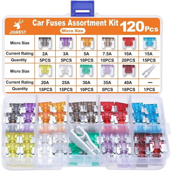JOREST Kit de microfusibles de perfil bajo, 120 piezas