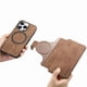 thumbnail image 3 of Funda Billetera Magnética para iPhone 16 Pro Max Soporte Tarjetas Desmontable Marrón, 3 of 6