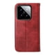 thumbnail image 2 of Funda Flip FOXDOCK para Xiaomi 14 , Estilo Billetera con Diseño Rombo, Correa de Mano y Soporte, Uso Diario, 2 of 6