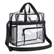 thumbnail image 1 of Bolso bandolera transparente transparente con correa ajustable, bolso transparente para estadio para festivales, 1 of 6