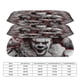 thumbnail image 2 of Juego de ropa de cama con estampado de Pennywise, funda nórdica y fundas de almohada de 3 piezas para mujeres, hombres y adolescentes., 2 of 3