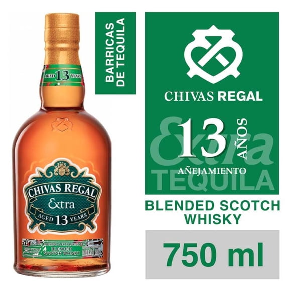 Whisky Blended Scotch Extra 13 años 40° Botella, 750 ml