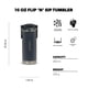 thumbnail image 3 of Vaso térmico Igloo FlipNSip de acero inoxidable 473 ml, 3 of 8