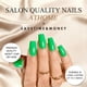 thumbnail image 4 of Pulse On Nails JOYVVEW, cuadrado medio largo, verde brillante, 4 of 7