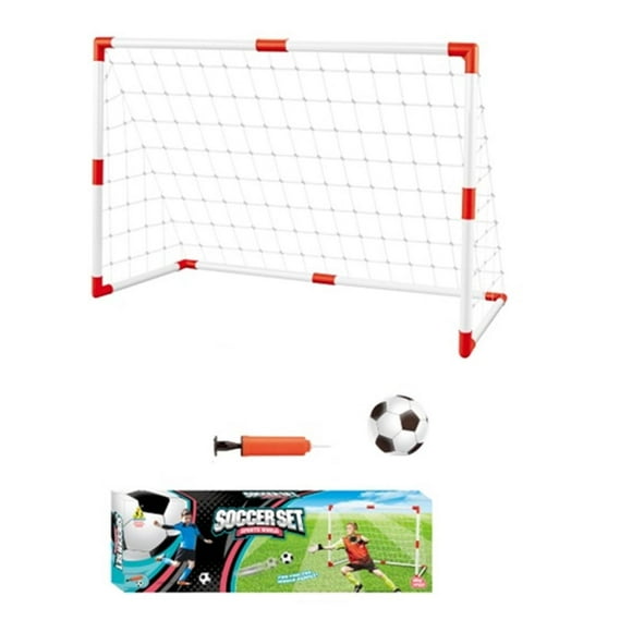 Arco Futbol Niño Red+Bombin+Pelota 97X64Cm.