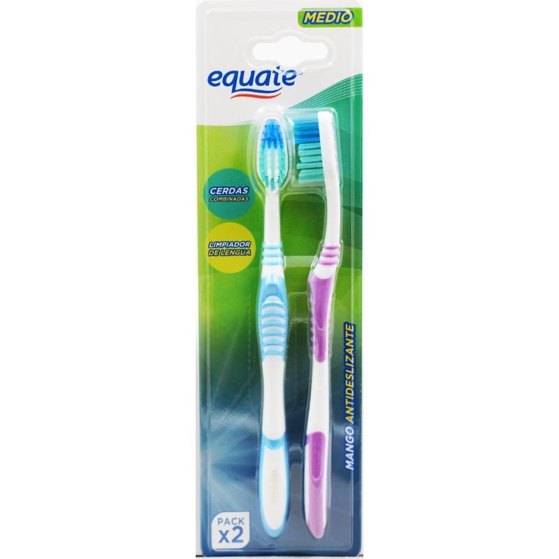 Cepillo Dental Medio 2 Un Equate