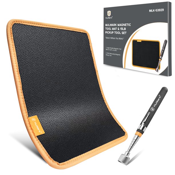 Alfombrilla Magnética para Herramientas MULWARK 33x25 cm con Capacidad de Sujeción de 6,8 kg
