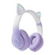 thumbnail image 2 of Auriculares Sobre La Oreja LED HD Estéreo De Haz De Cabeza Ajustable Para Computadora De Juegos Blanco, Púrpura, 2 of 5