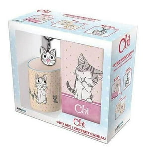 Abystyle - Mix Notebook Gato Chi Taza + Cuaderno + Llavero